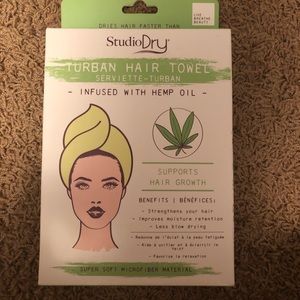 Hemp oil hair towel NWT
